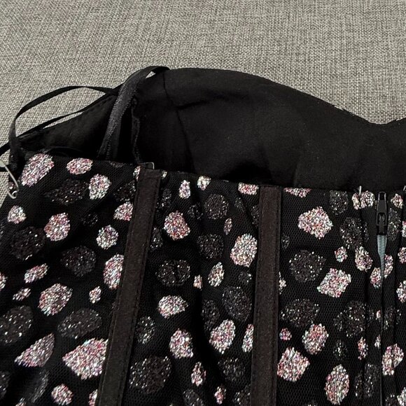 NEW! Nights By Teeze me Mini Dress Prom, Party Cocktail Strapless Size3 Sequined - Picture 14 of 14